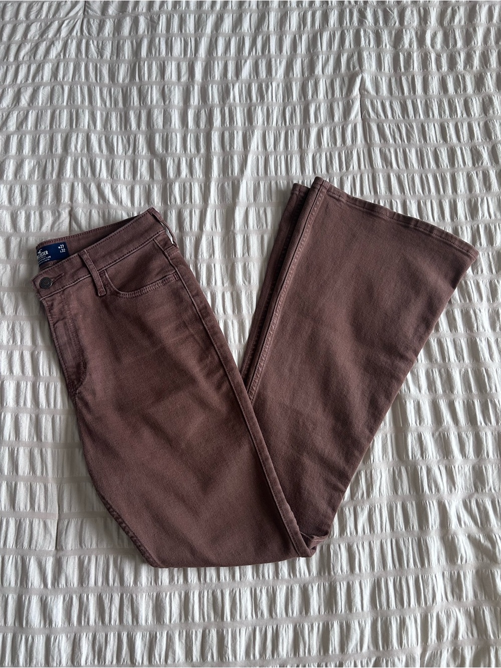 Hollister Brown High Rise Vintage Flare Jeans (5R)